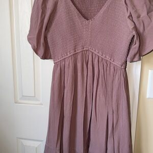 In Bloom Dusty Rose Textured Top